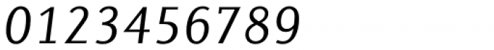 Diverda Serif Pro Light Italic Font OTHER CHARS