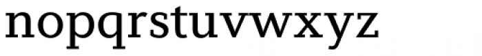 Diverda Serif Pro Regular Font LOWERCASE