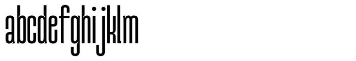 Diverge Variable Semi Bold H700 Font LOWERCASE