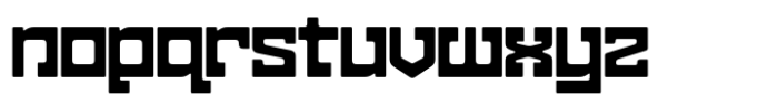 Dividente Black Expanded Font LOWERCASE