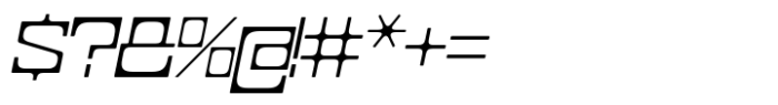 Dividente Expanded Italic Font OTHER CHARS