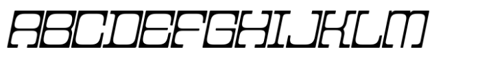 Dividente Expanded Italic Font UPPERCASE