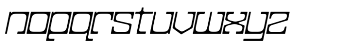 Dividente Expanded Italic Font LOWERCASE