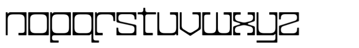 Dividente Expanded Font LOWERCASE
