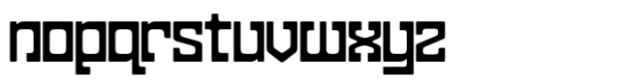 Dividente Extra Bold Font LOWERCASE