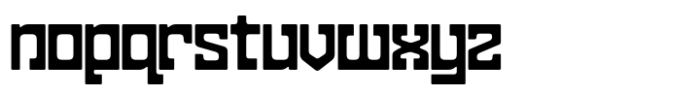 Dividente Heavy Font LOWERCASE