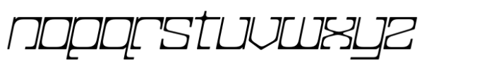 Dividente Light Expanded Italic Font LOWERCASE