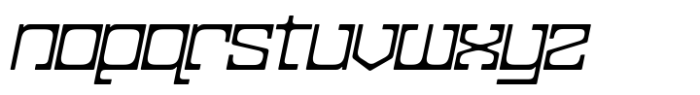 Dividente Medium Expanded Italic Font LOWERCASE