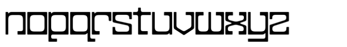 Dividente Semi Bold Expanded Font LOWERCASE