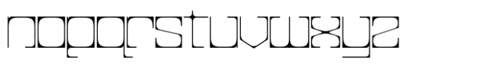 Dividente Thin Expanded Font LOWERCASE