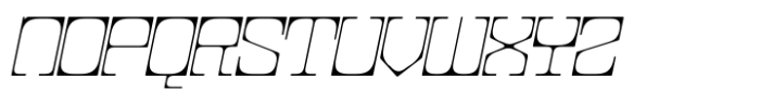 Dividente Thin Italic Font UPPERCASE