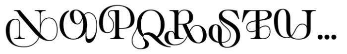 Divine Opulent Font UPPERCASE