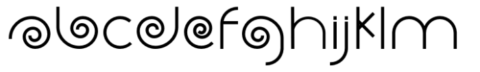 Dizzy Boy Regular Font LOWERCASE