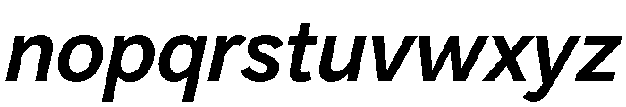 DiGrotesk MediumItalic Font LOWERCASE
