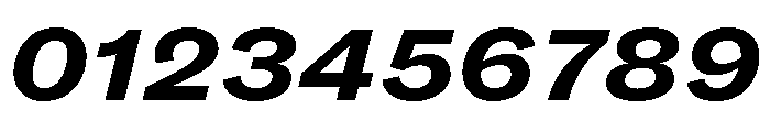Dia BlackItalic Font OTHER CHARS