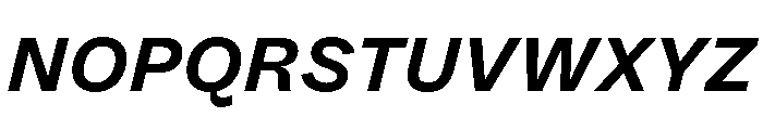 Dia BoldItalic Font UPPERCASE