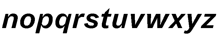 Dia BoldItalic Font LOWERCASE