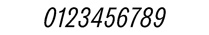 Dia LightItalic Font OTHER CHARS