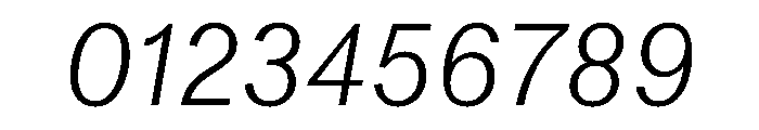 DiagolGrotesk LightItalic Font OTHER CHARS