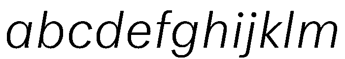 DiagolGrotesk LightItalic FONT