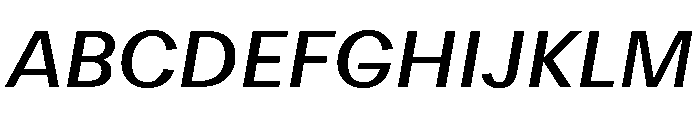 DiagolGrotesk MediumItalic Font UPPERCASE