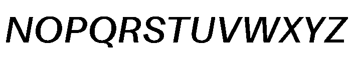 DiagolGrotesk MediumItalic Font UPPERCASE
