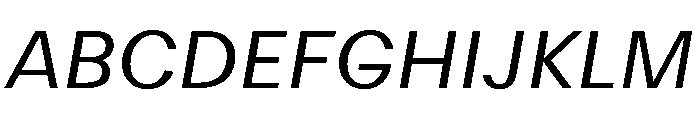 DiagolGrotesk RegularItalic Font UPPERCASE