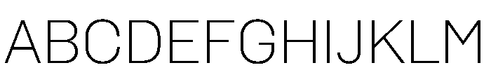 Diagraphetc Extra Light Font UPPERCASE