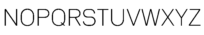 Diagraphetc Extra Light Font UPPERCASE
