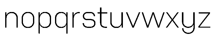 Diagraphetc Extra Light Font LOWERCASE
