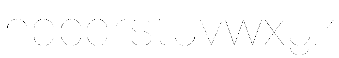 Diagraphetc Hairline Font LOWERCASE