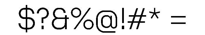 Diagraphetc Light Font OTHER CHARS