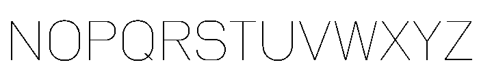 Diagraphetc Thin Font UPPERCASE