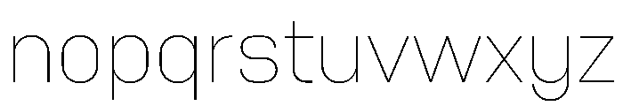 Diagraphetc Thin Font LOWERCASE