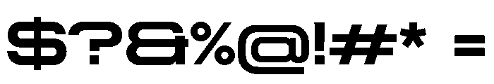 Diagraphwideetc Bold Font OTHER CHARS