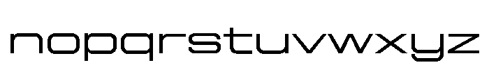 Diagraphwideetc Book Font LOWERCASE