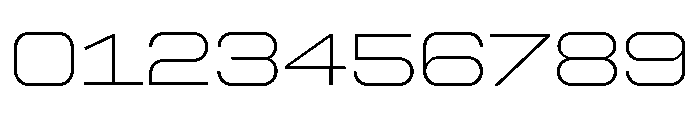 Diagraphwideetc Extra Light Font OTHER CHARS