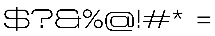Diagraphwideetc Light Font OTHER CHARS