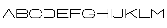 Diagraphwideetc Light Font UPPERCASE