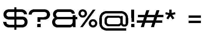 Diagraphwideetc Medium Font OTHER CHARS