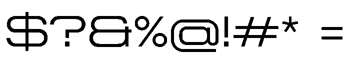 Diagraphwideetc Regular Font OTHER CHARS