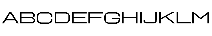 Diagraphwideetc Regular Font UPPERCASE