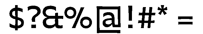 Didier Standard Font OTHER CHARS
