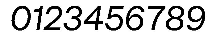 DieGroteskVF Italic Font OTHER CHARS