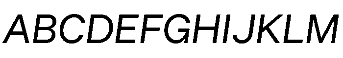 DieGroteskVF Italic Font UPPERCASE