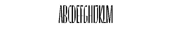 Digging BT Regular Font UPPERCASE