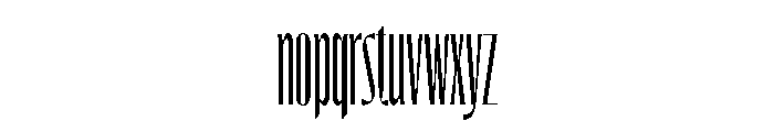 Digging BT Regular Font LOWERCASE
