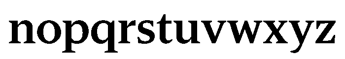Dignitas Bold Font LOWERCASE