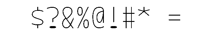 DinaChaumont DisplayExtraLight Font OTHER CHARS