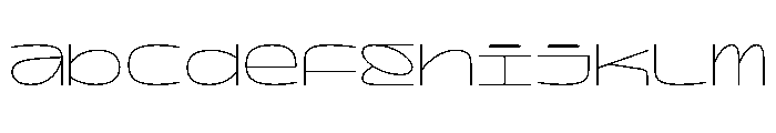 DinaChaumont DisplayExtraLight Font UPPERCASE